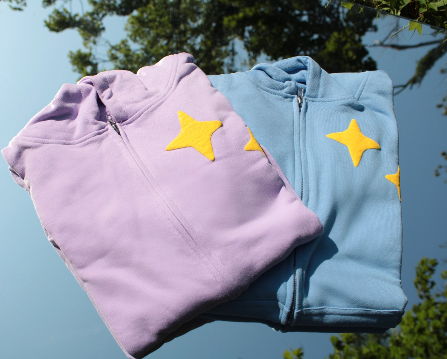 NSF Oversized Zip Up Hoodie in Lavender Dreams