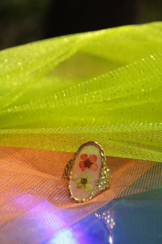 Double Bloom Ring